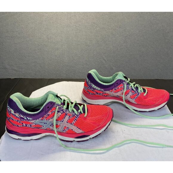 Asics Women's Athletic Shoes - Pink and Purple 241 - Picture 2 of 13